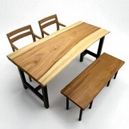 【DT-1241】楠（クス）　一枚板　ダイニングテーブル