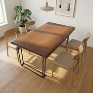 【SPL-DT-0002】WEB限定 マコーレ　一枚板　ダイニングテーブル