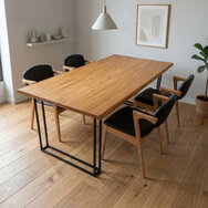 【SPL-DT-0010】WEB限定 欅（ケヤキ）一枚板　ダイニングテーブル