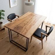 【SPL-DT-0012】WEB限定 栃（トチ）一枚板　ダイニングテーブル