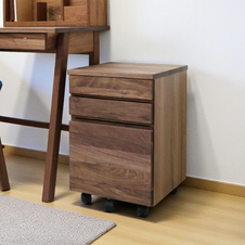 クレア デスクワゴン［ウォールナット］