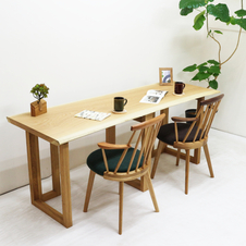 ホワイトオーク一枚板 デスク