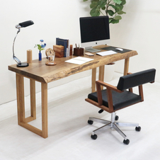 神代タモ（ジンダイタモ） 一枚板 デスク