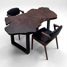 クラロウォールナット　一枚板　ダイニングテーブル