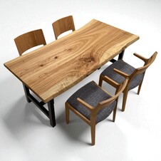 楠（クス）　一枚板　ダイニングテーブル