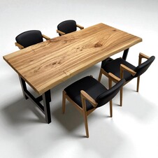 楠（クス）　一枚板　ダイニングテーブル