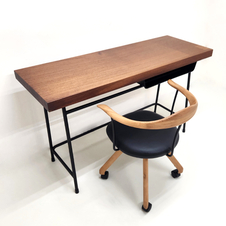 マコーレ　一枚板　スリムデスク