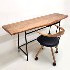 一枚板☆重厚机不規則形状 光沢仕上げ 一枚板☆重厚机不規則形状 光沢仕上げ OXシリーズ