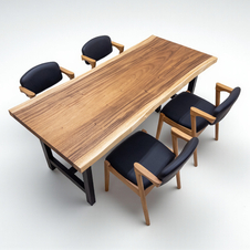 モンキーポッド　一枚板　ダイニングテーブル