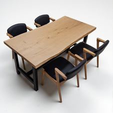 楢（ナラ）　一枚板　ダイニングテーブル