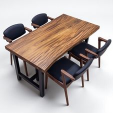 モンキーポッド　一枚板　ダイニングテーブル