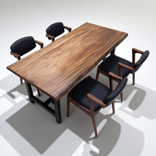 モンキーポッド　一枚板　ダイニングテーブル