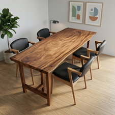 WEB限定 モンキーポッド一枚板　ダイニングテーブル