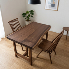 WEB限定 ウォールナット 一枚板　ダイニングテーブル