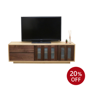【TV-S-159】［在庫限り］エイトン テレビボード 150/ウォールナット