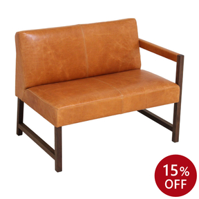 【PSF-K-082】［アウトレット］ブライト 1.5P -片肘- ダイニングソファ