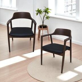 【DC-S-207BR】《2脚セット》コンペール ダイニングチェア BR