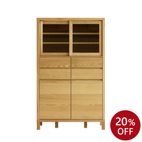 【DB-T-014】［アウトレット］チェルボ ハイカップボード