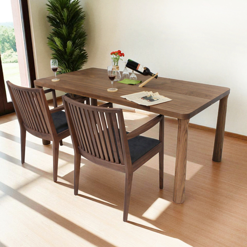 引き出し付き ダイニングテーブル カルテット 120-210cm