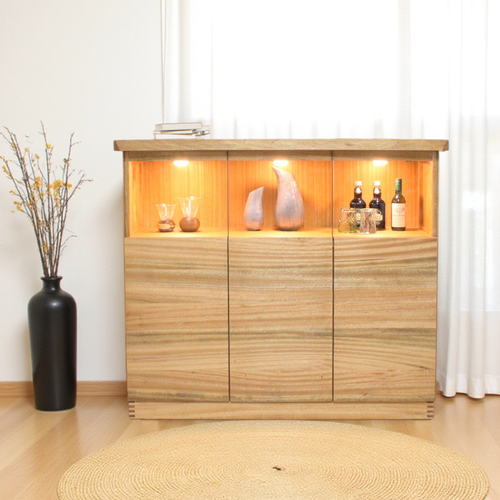 カラム サイドボード｜日本製｜ウォールナット/ブラックチェリー