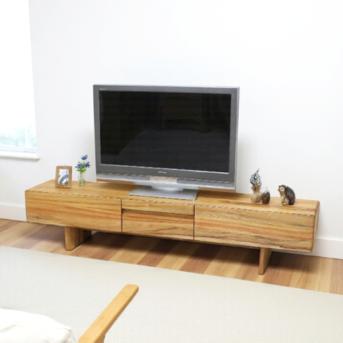 シンプルなブラウンのテレビボードです。(目立ったキズなし) ジンロ テレビボード｜収納家具｜CRUSH CRASH PROJECT -クラッシュ