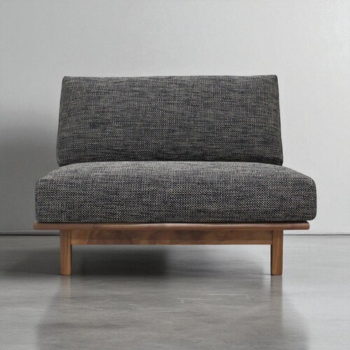 カレス アームレスソファ｜日本製｜ウォールナット ブラックチェリー