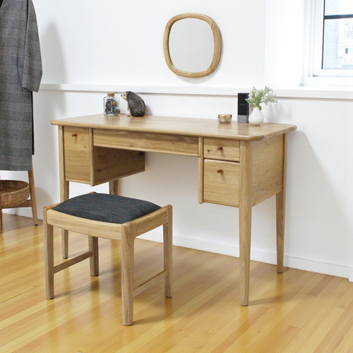 ★リンリンさん専用★モモナチュラル★ドレッサー★（デスクのみ） リンダ ドレッサーデスク｜ホワイトオークRustic - 天然木・無垢