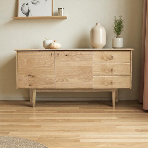 近藤工芸 Solid Furniture OAK オーク無垢材 サイドボード 近藤工芸 Solid Furniture OAK オーク無垢材 サイドボード