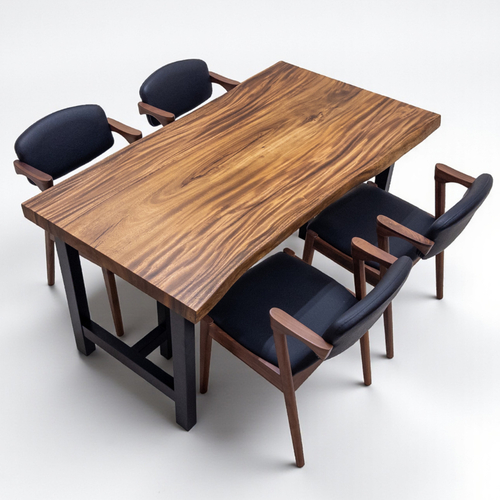 一枚板　テーブル天板　無垢材　サイズ:2460×610(最大部)×50 本花林9267 一枚板無垢材 2060x490-570-510x50mm 天板のみ ダイニング