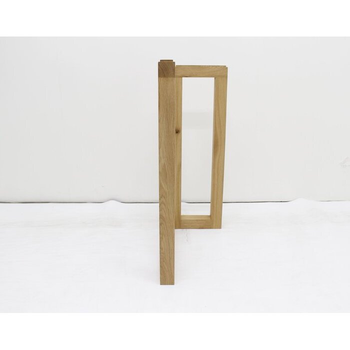 45角L型脚（ホワイトオーク）【A6155】 【一枚板テーブル・無垢材家具