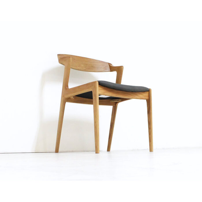 ②なな出品　椅子部分 国産 ユナ セミアームチェア【B5636】 | 【近藤工芸】
