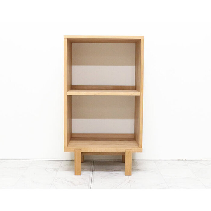 ハーフ2段オープンラック(LED付き) 薄型 UVカット 扉付き コレクション