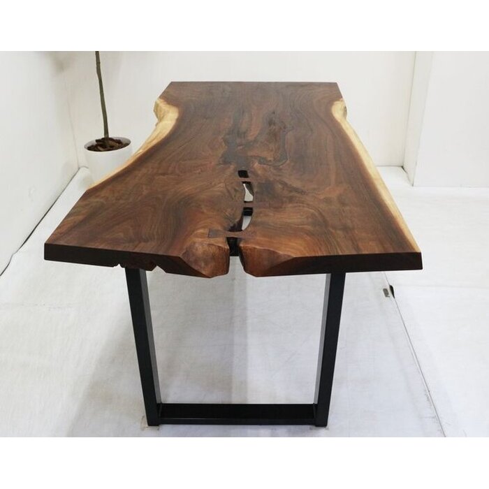 ウォールナット 一枚板 ダイニングテーブル／1885mm 【A7603