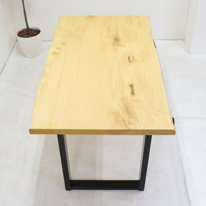 榧(カヤ)のコーヒーテーブル(B) THE CAFE TABLE / ラバーウッド Black