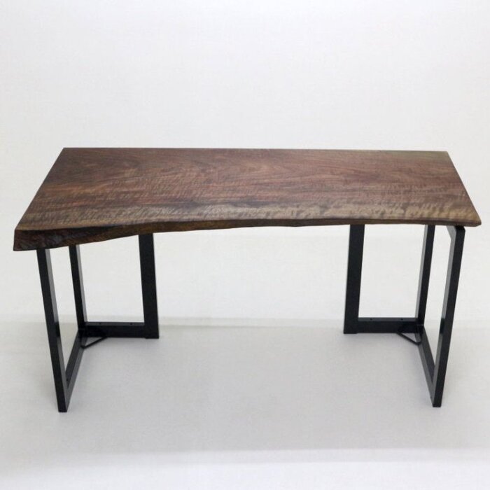 大特価　今週のみ　バストゥーンウォールナット　ウォールナット　一枚板　ダイニング バストゥーンウォールナット 一枚板 デスク／1300mm 【A8421】 | 【一