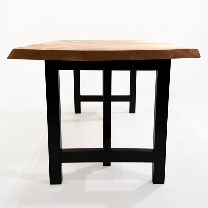 栃（トチ） 一枚板 ダイニングテーブル／1440mm 【A8428】 【一枚板