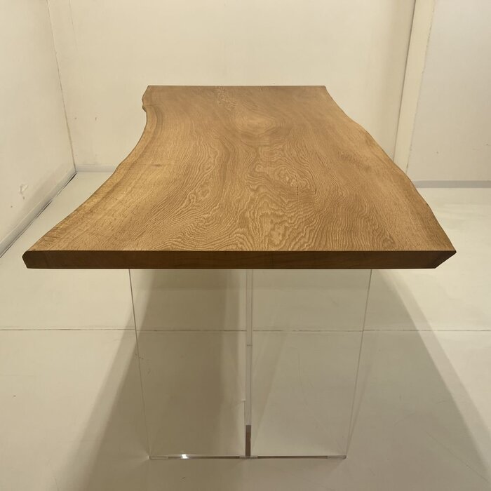 天然木楢一枚板 楢（ナラ）一枚板天板／1860mm 【A8737】 | 【一枚板テーブル