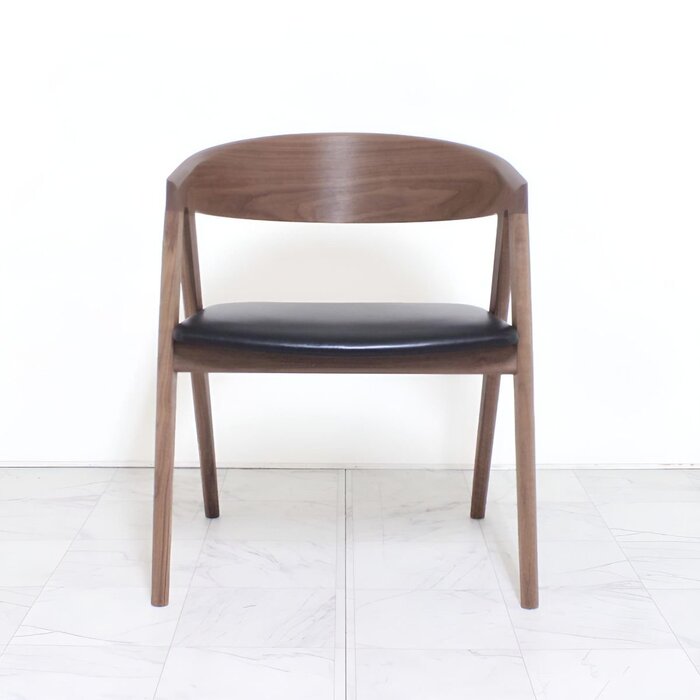 国産 ハープ ダイニングチェア【B5339】 【一枚板テーブル・無垢材家具