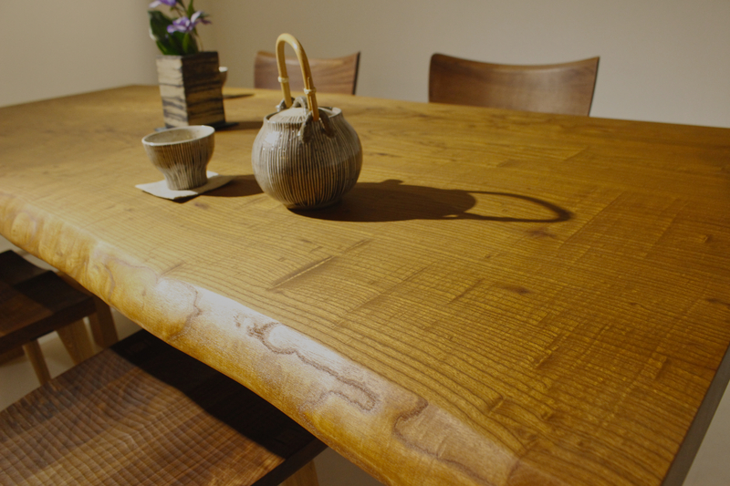 神代木の一枚板 テーブル