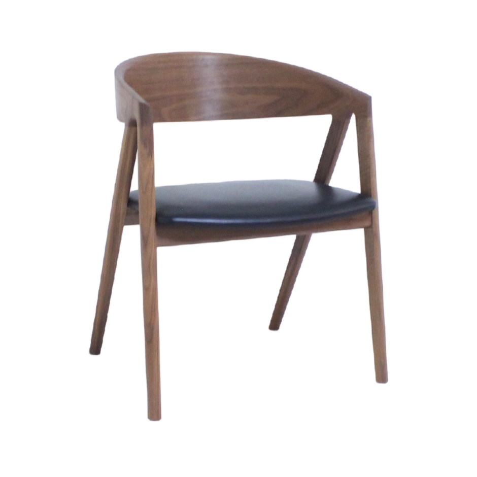 国産 ハープ ダイニングチェア【B5339】 【一枚板テーブル・無垢材家具